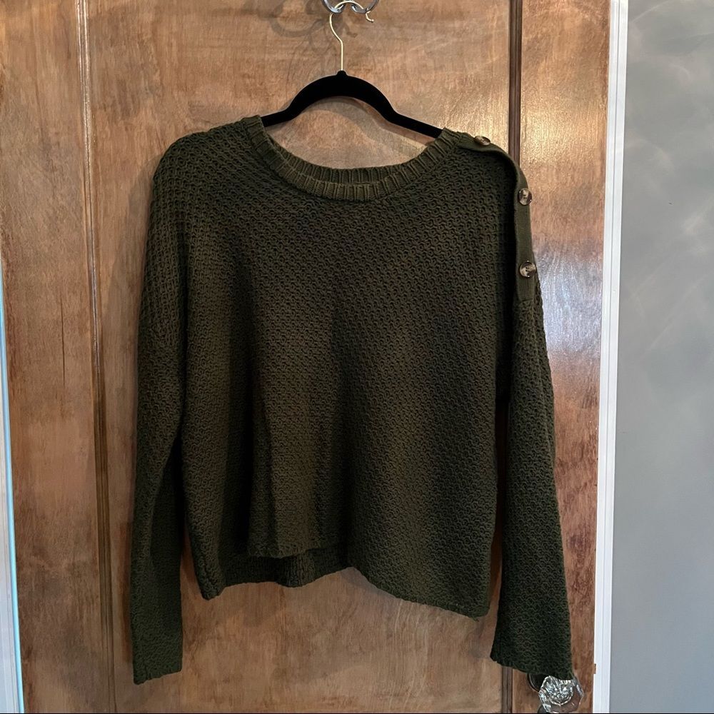Harper Heritage Green Oversized Sweater Size Small